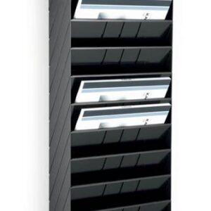 DURABLE Flexiboxx stenski 12 A4 ležeč, ČRN