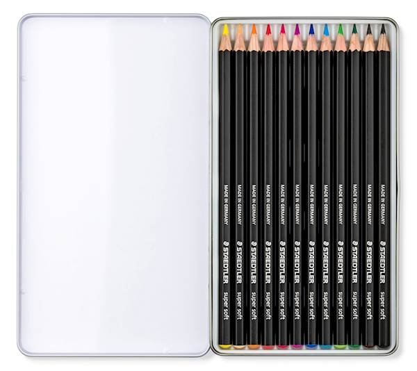STAEDTLER BARVICE SUPER SOFT DESIGN JOURNEY, 12/1 v kovinski škatli - Image 2