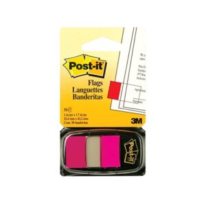 POST - IT OZNAČEVALEC 680 - 21, ŽIVO ROZA