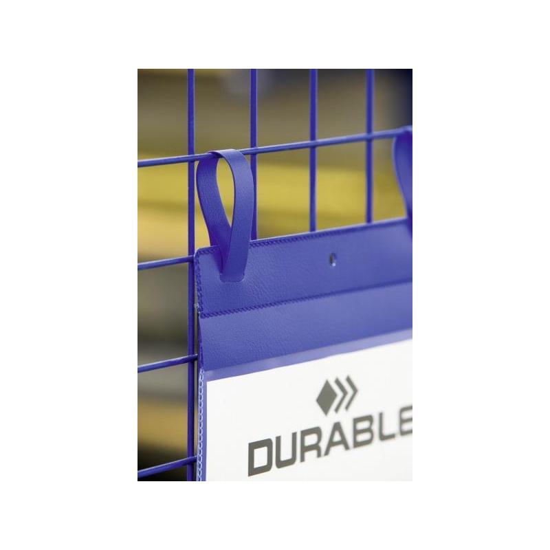 DURABLE ŽEPKI Z VEZICAMI ZA OZNAČEVANJE MODRI A4 - Image 3
