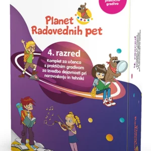 PLANET RADOVEDNIH PET 4, KOMPLET PETIH SAM.DEL.ZVEZKOV IN PRAKTIČNO GRADIVO ZA NIT, ROKUS-KLETT (932067)