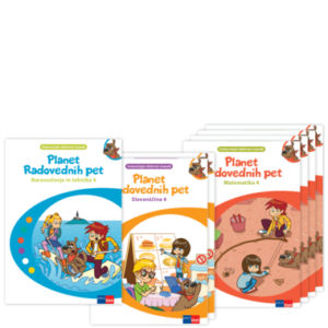 PLANET RADOVEDNIH PET 4, KOMPLET A S KODO, ROKUS-KLETT (932036)