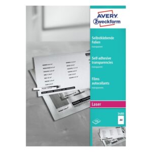 FOLIJA ZWECKFORM A4, SAMOLEPILNA ZA LASERSKE TISKALNIKE 3480