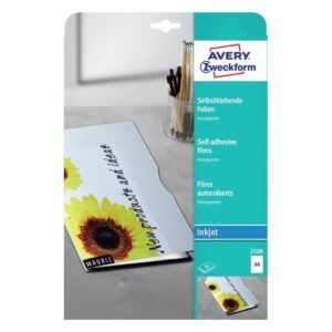 FOLIJA ZWECKFORM A4, SAMOLEPILNA ZA INK JET 2500