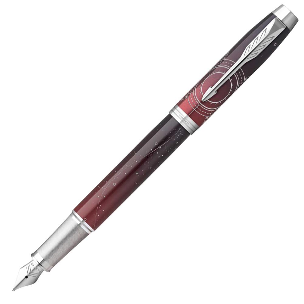 NALIVNO PERO PARKER IM PREMIUM PORTAL CT, RDEČE/SREBRNO