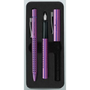 SET FABER CASTELL NALIVNO PERO+KEMIČNI SVINČNIK GLAM VIOLET