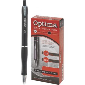 KEMIČNI SVINČNIK OPTIMA TB 204-A, ČRN