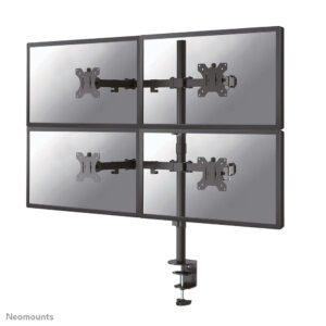 Neomounts Gibljivi nosilec za 4 monitorje, 13-32'', 6 kg, FPMA-D550D4BLACK