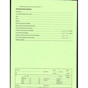 OBRAZEC 8,310 ZDRAVSTVENI KARTON (ZA KANDIDATE ZA VOZNIŠKI IZPIT)
