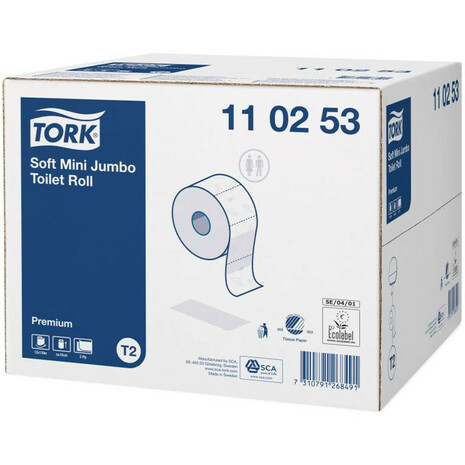 TOALETNI PAPIR TORK PREMIUM JUMBO MINI, T2, 122247 - Image 3