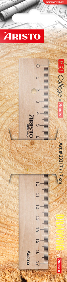 Aristo GEOCollege leseno ravnilo 17 cm - Image 2