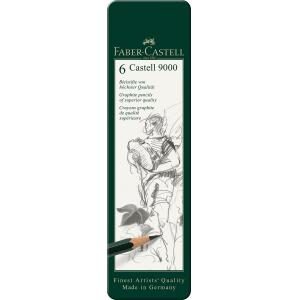 SVINČNIK GRAFITNI FABER-CASTELL 9000 6/1