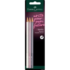 SVINČNIK GRAFITNI FABER-CASTEL SET SPARKLE 3/1