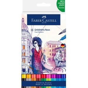 FLOMASTRI FABER-CASTELL DUO AQUA 18/1