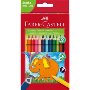 Barvice Faber-Castell Trikotne Jumbo 12/1, 270012A