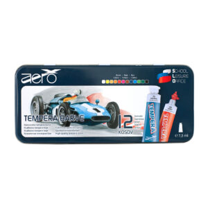 TEMPERA BARVE AERO "DIRKALNI AVTO", KOVINSKA ŠKATLA