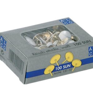 Alco Risalni žebljički, beli, 100 kos