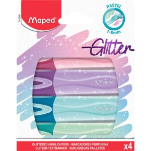 MARKER MAPED FLUO PASTEL GLITTER 4/1 - B, 577354