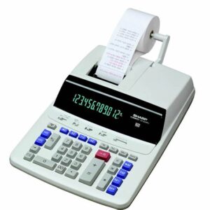 SHARP kalkulator CS2635RHGY, 12M, računski stroj