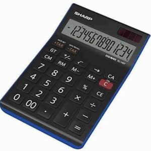 SHARP kalkulator, EL145TBL, 14 mestni