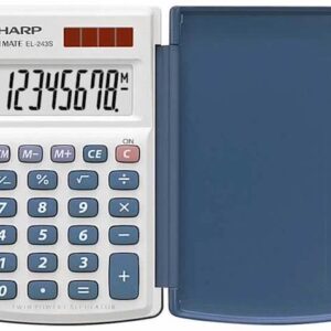 SHARP kalkulator EL243S, 8 mestni