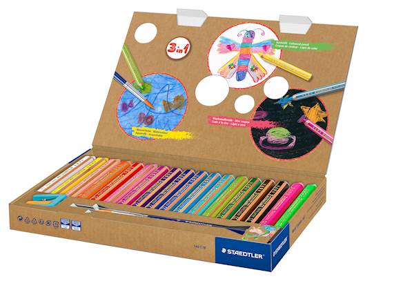 Staedtler barvice Noris Junior debele, 18/1 + šilček, v kartonski embalaži - Image 2