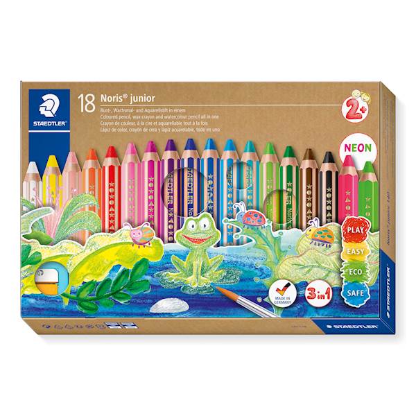 Staedtler barvice Noris Junior debele, 18/1 + šilček, v kartonski embalaži - Image 5