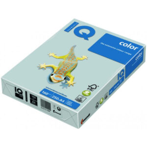 PAPIR BARVNI A4 IQ 160G PASTEL MODRA BL29