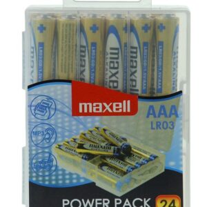 Maxell Baterija AAA (LR03), 24 kos, alkalne