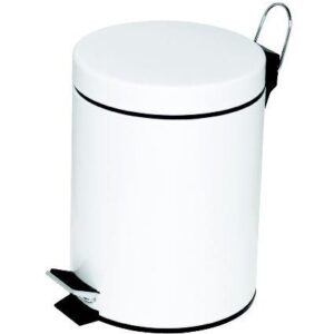 Alco Koš za smeti s pedalom, 5l, bel
