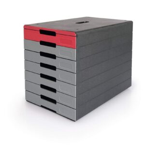 DURABLE Predalnik IDEALBOX PRO 7 rdeč
