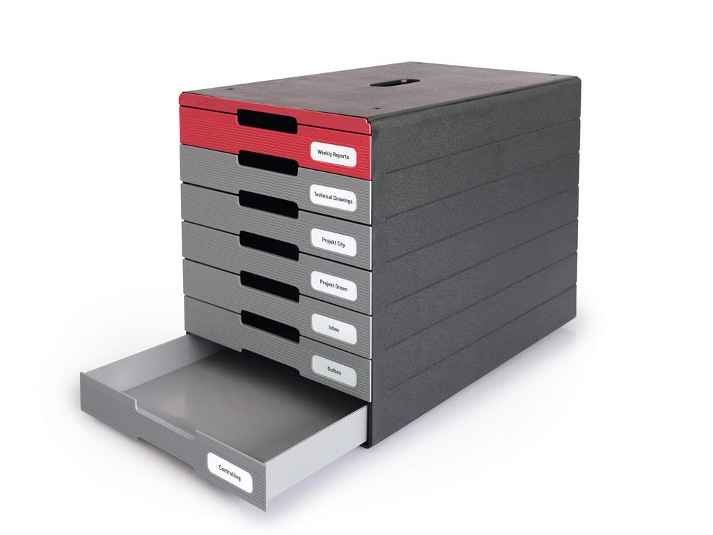 DURABLE Predalnik IDEALBOX PRO 7 rdeč - Image 3