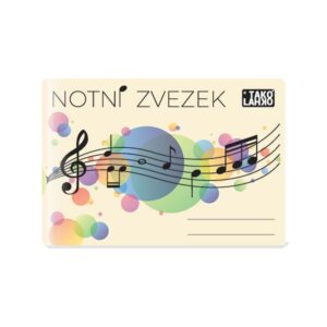 Zvezek, Tako Lahko notni, B5, 16-listni, notno črtovje