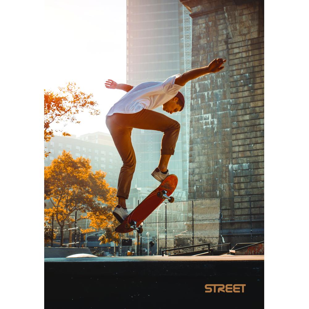 Zvezek Street SPORT A4 črte z robom, 63470 - Image 3