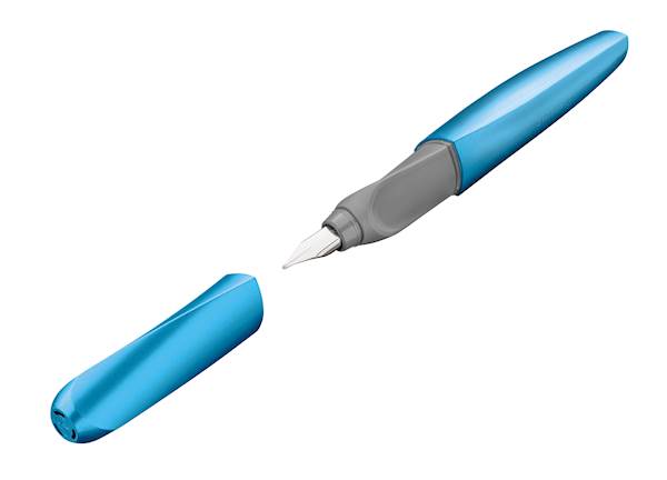Pelikan nalivno pero Twist + 2x črnilni vložki, Frosted Blue, blister - Image 3