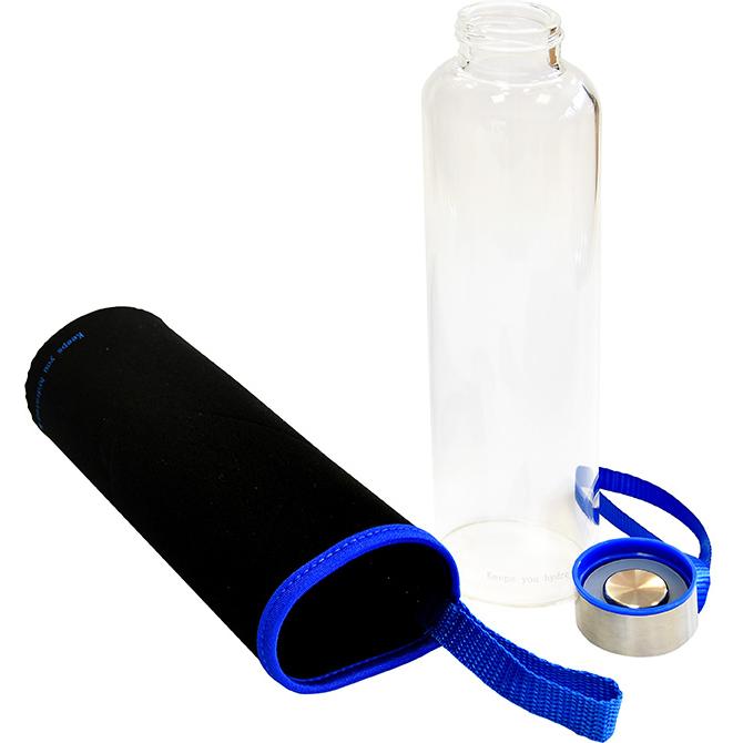 STEKLENIČKA WAVE 600ML RDEČA - Image 2