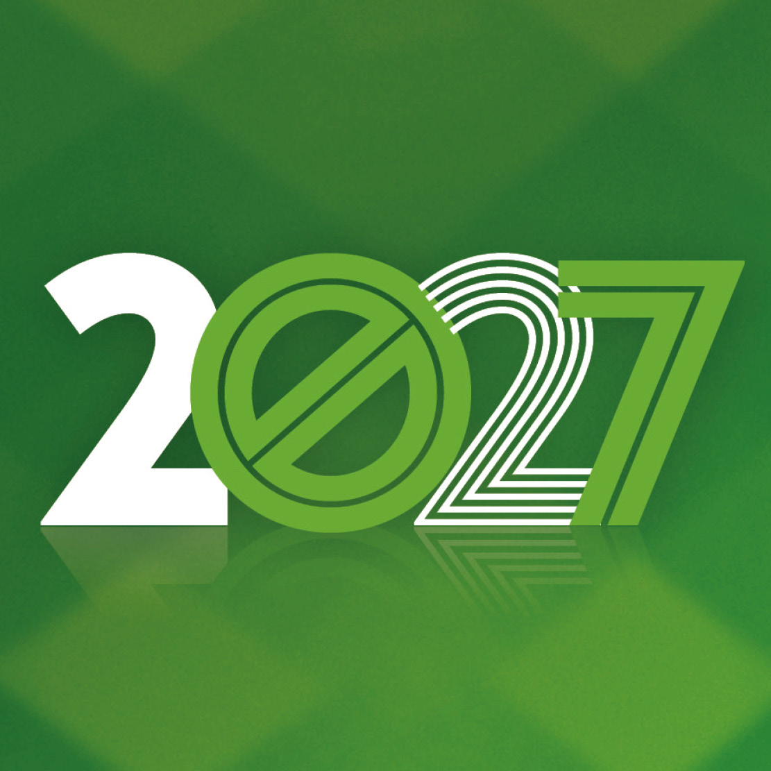 KOLEDAR NAMIZNI LEŽEČI FIX ZELEN, 2027, EG - Image 2