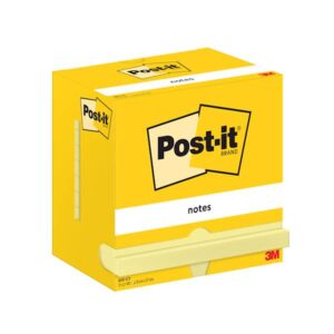 3M samolepilni lističi Post-it, 655-CY, 76 x 127 mm, 100/1, 12/1, rumen