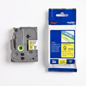 Brother trak TZE-621 Rumen/črn 9mm