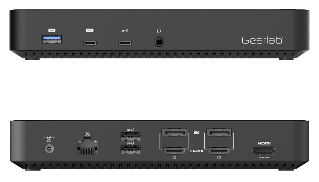 ESTUFF priklopna postaja ES232004, 130W PD, 3x HDMI, 2x DisplayPort - Image 2