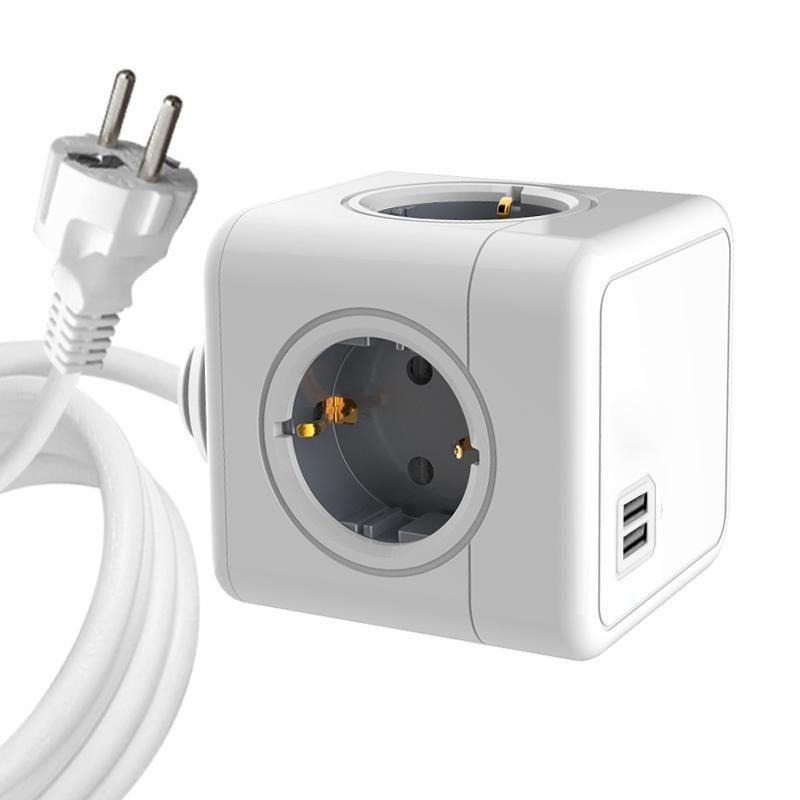 MicroConnect Razdelilnik PowerCube, 4 vtičnice - Image 2