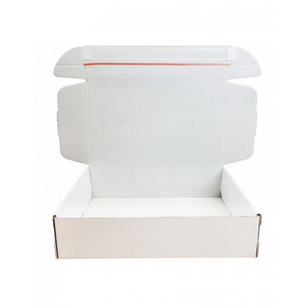 PAKETNA ŠKATLA SAMOLEPILNA SENDBOX F427 290x185x70mm B15 BELA - Image 5
