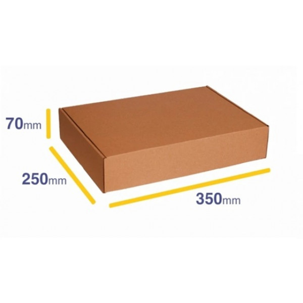 PAKETNA ŠKATLA SENDBOX 350x250x70mm D20 - Image 2