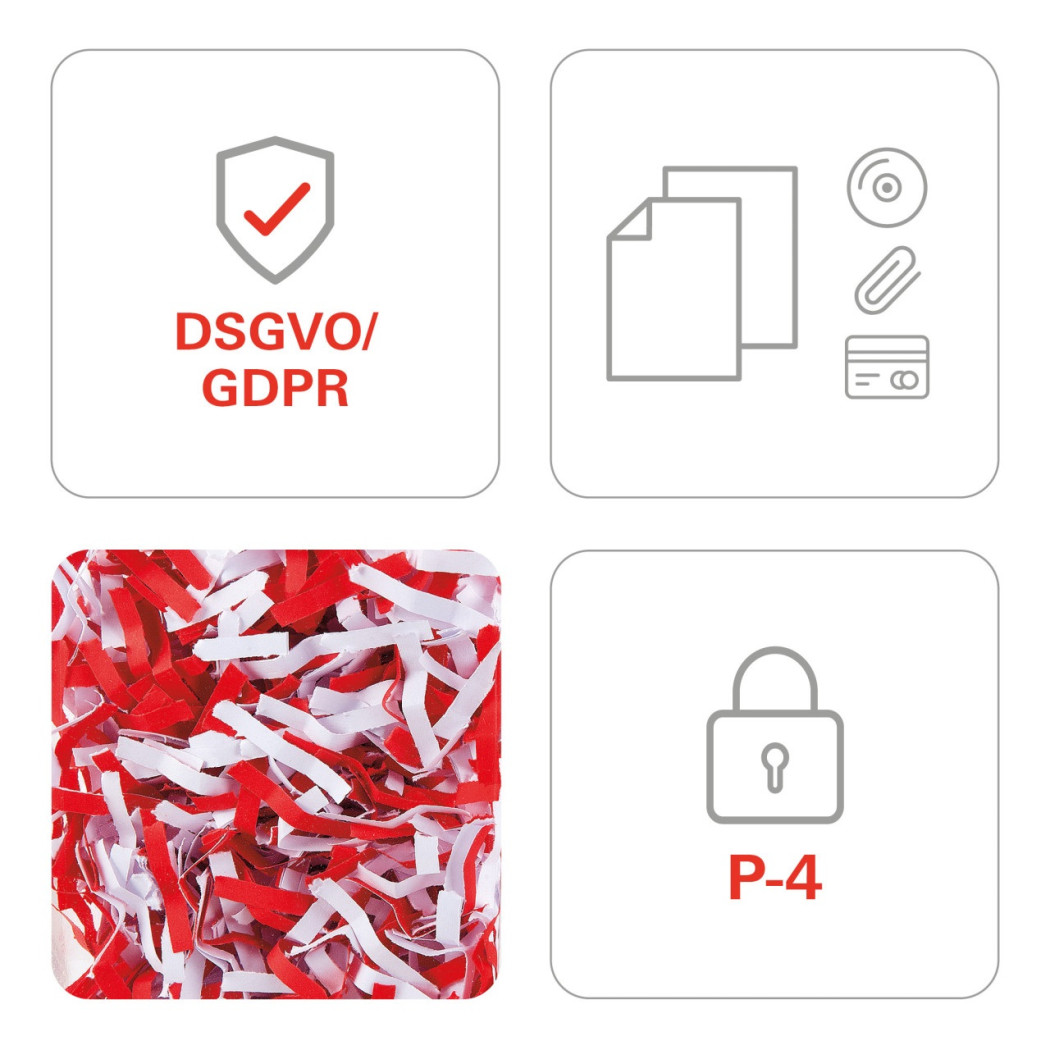 UNIČEVALEC DOKUMENTOV HSM B24/4.5x30 SECURIO P-4 1783 - Image 4