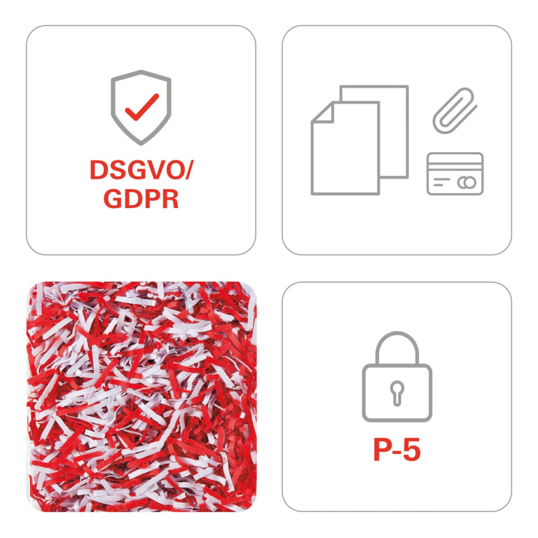 UNIČEVALEC DOKUMENTOV HSM B34/1,9x15 SECURIO P-5 - Image 10
