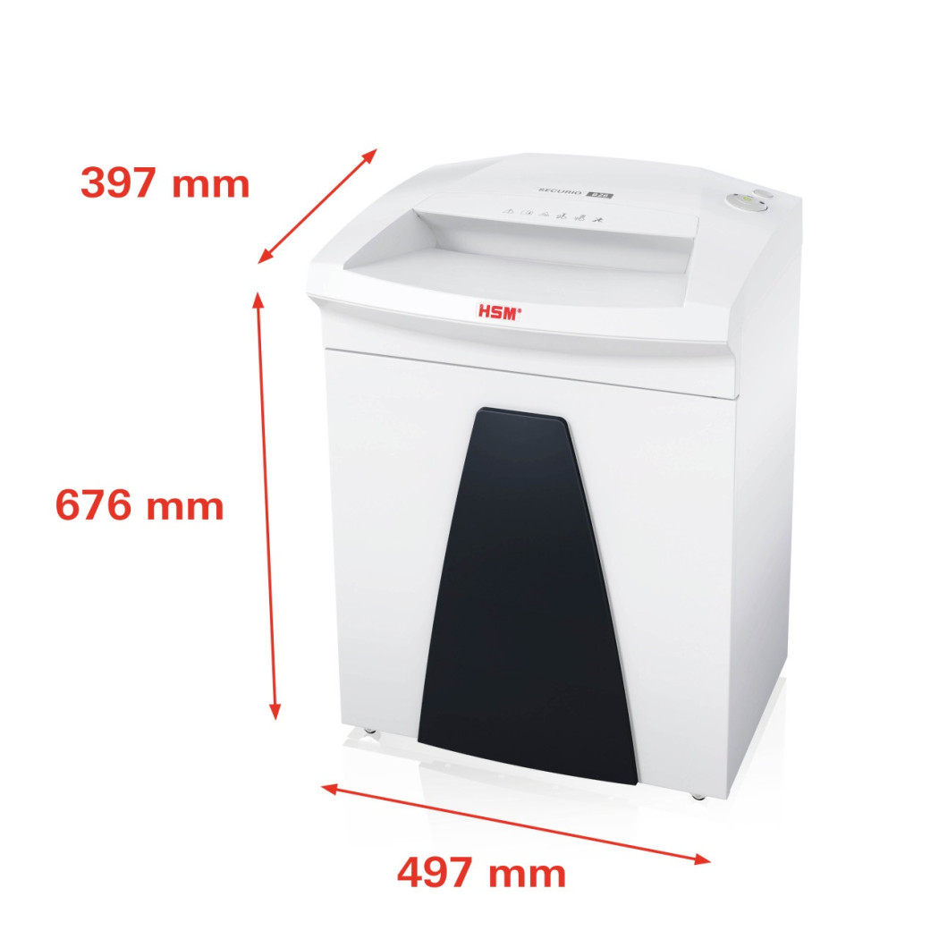 UNIČEVALEC DOKUMENTOV HSM B26/0,78x11 SECURIO P-6 + avtomatsko oljenje - Image 2