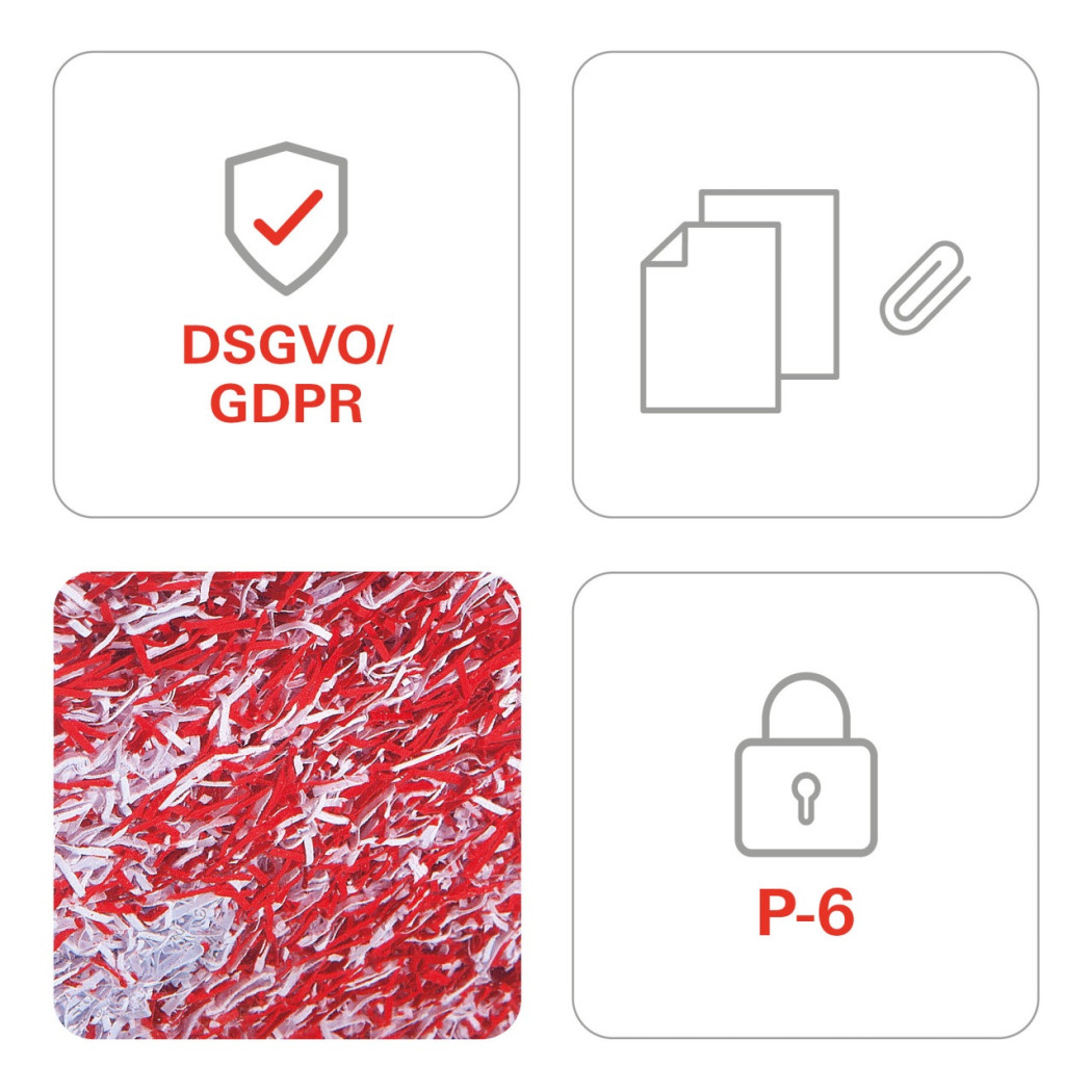 UNIČEVALEC DOKUMENTOV HSM B26/0,78x11 SECURIO P-6 + avtomatsko oljenje - Image 4