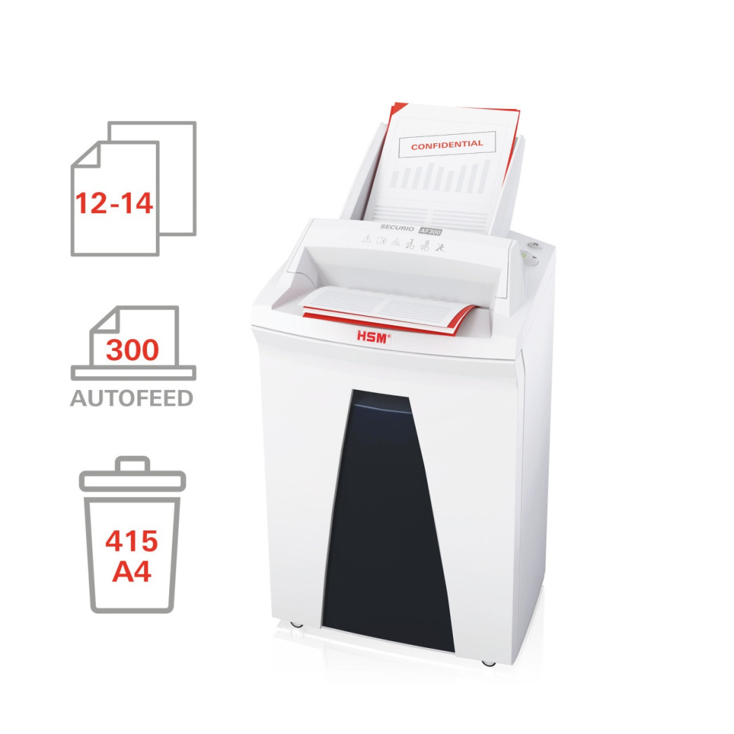 UNIČEVALEC DOKUMENTOV HSM AUTO AF300/4,5x30 SECURIO P-4 - Image 3