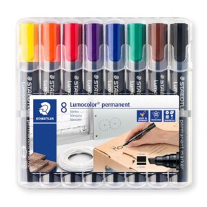 Staedtler marker Lumocolor permanent, poševna konica, 8/1