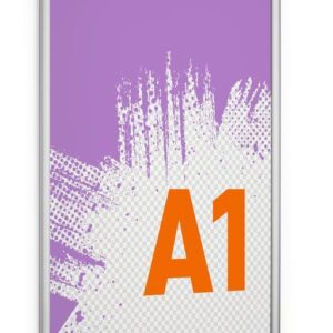 Durable Aluminijast okvir Snap A1, srebrn